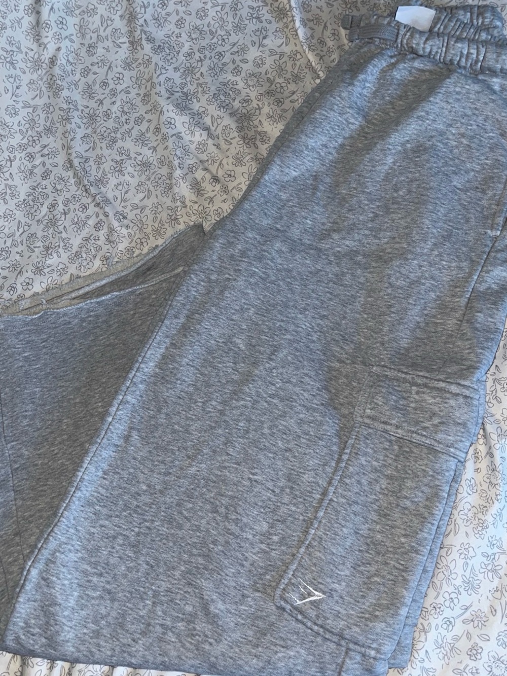Gymshark Gray Boot-Cut Cargo Sweatpants